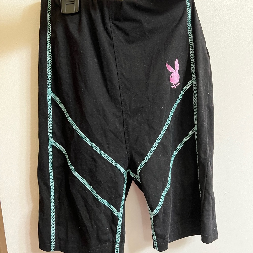 Playboy bunny biker shorts